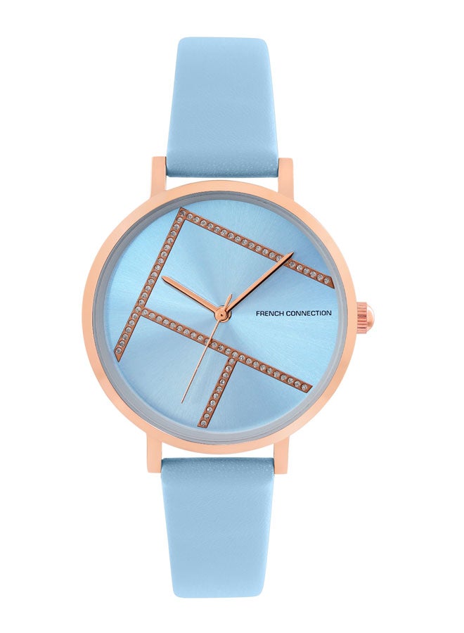 French Connection Women's Analog Watch Blue Strap - Image 1