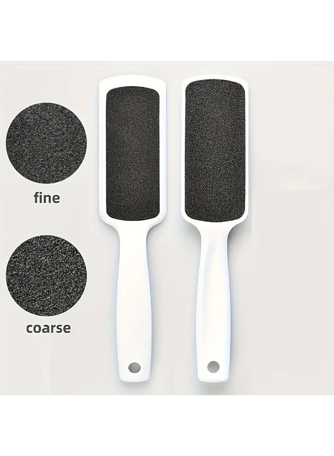 مبرد قدم، مقشر قدم مزدوج الجوانب، يزيل الجلد الميت والجلد القاسي من الكعبين المتشققين - متعدد الألوان - Image 2