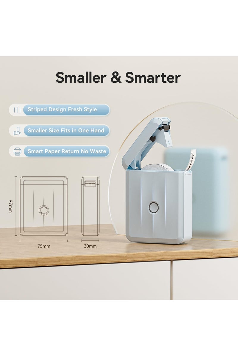 NIIMBOT Mini Label Maker Machine with Tape, Portable Bluetooth Thermal Printer for School Home Office Organization, Wireless Mini Labeler D110 Upgraded Version - Image 3