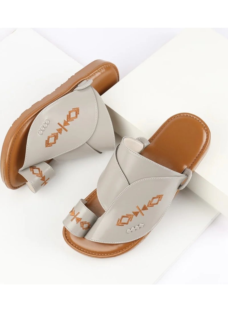 SH_MAN Embroidered oriental slippers  - Image 1