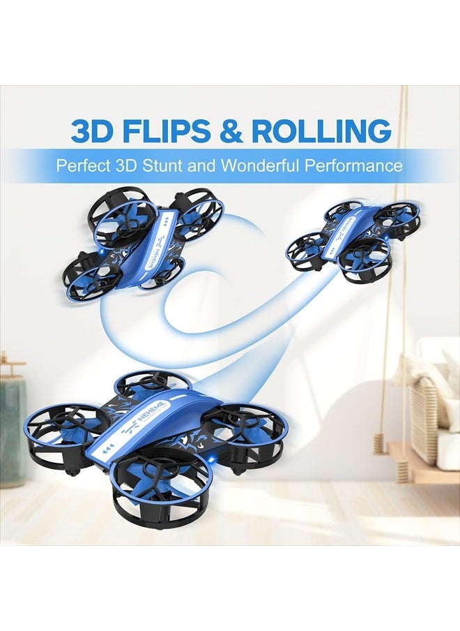 NH330 Drone for Kids and Beginner, Mini Drone with Auto Hover, Headless Mode, 3D Flip and Throw to Go, Kids Toys Gift RC Quadcopter with Propeller, Easy to Fly Toys Drone for Boys Girls