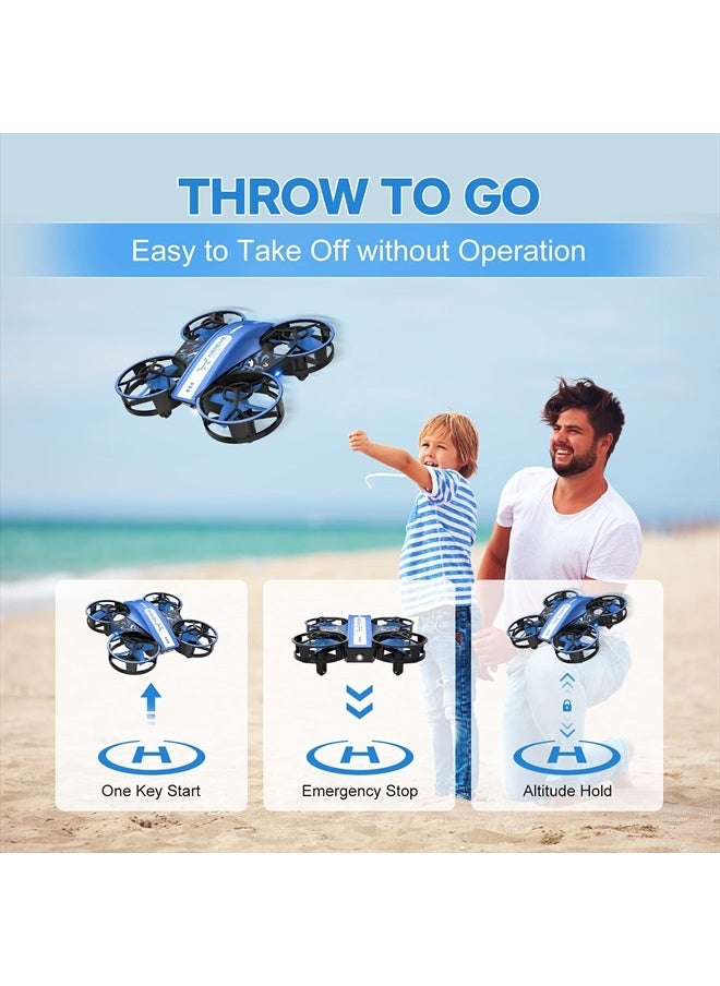 NH330 Drone for Kids and Beginner, Mini Drone with Auto Hover, Headless Mode, 3D Flip and Throw to Go, Kids Toys Gift RC Quadcopter with Propeller, Easy to Fly Toys Drone for Boys Girls
