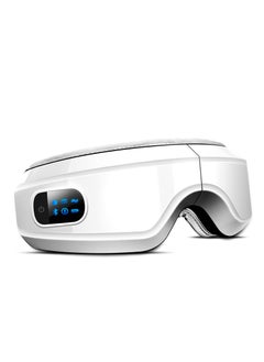 Excefore Eye Massager with Heat and Vibration, Hot Compress Eye Mask, Bluetooth Music Rechargeable Eye Protector, for Relax and Reduce Eye Strain Dark Circles Eye Bags Dry Eye Improve (White)  - Image 1