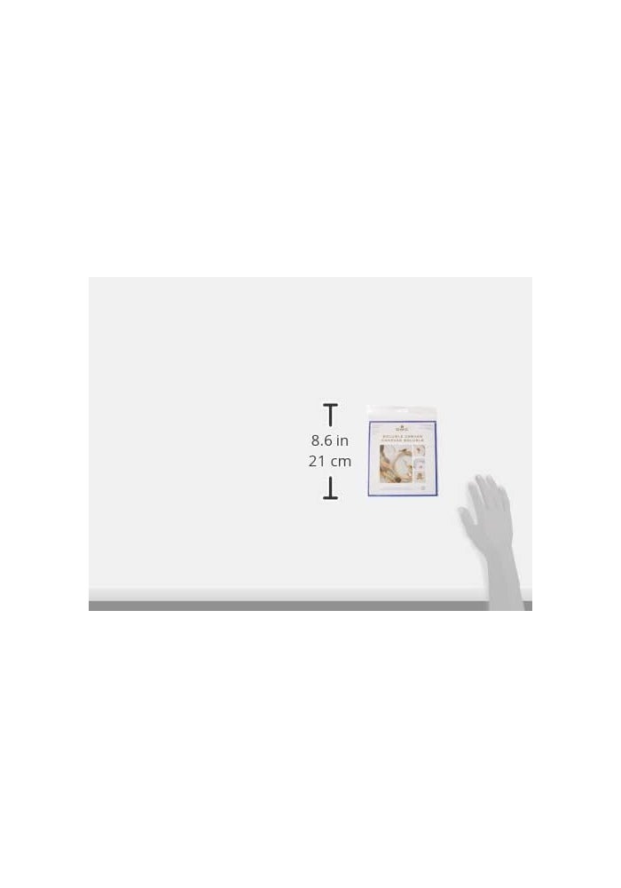 DMC DC90 Water Soluble Cross Stitch Canvas, 8 by 8-1/2-Inch, White, 14 Count - Image 4