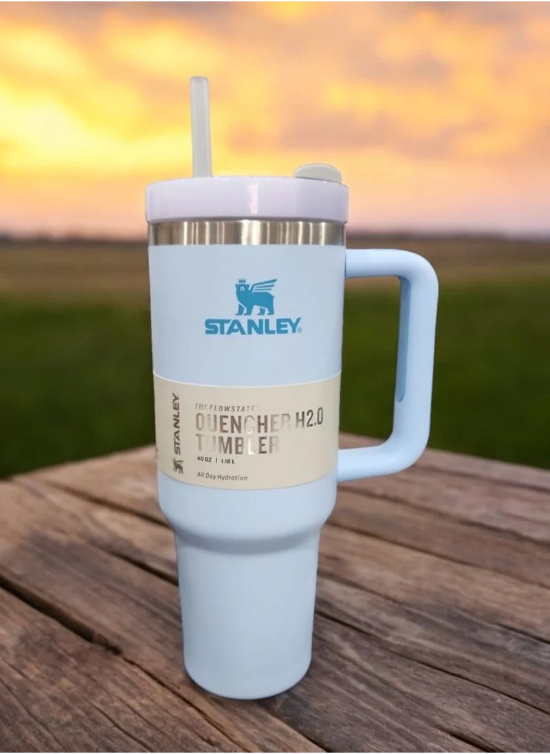 Stanley - H2.0 Flow State Stainless Steel Tumbler with Handle and Straw Lid Insulated Reusable Cup for Water, Coffee, Smoothies & More, Travel Mug, Cupholder Friendly 40 oz - Image 1
