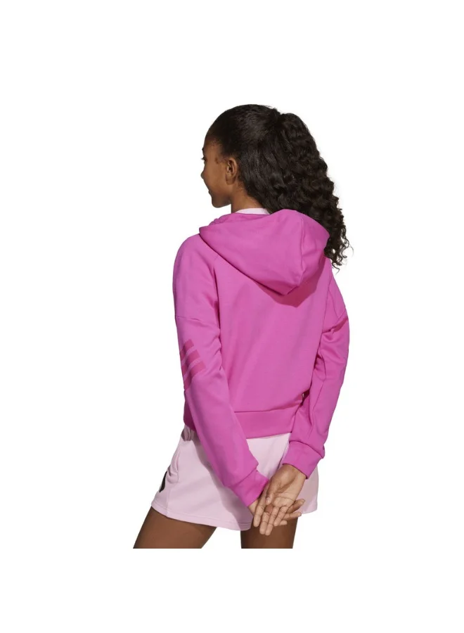 Adidas adidas future icons 3 stripes full zip track women hooded top
