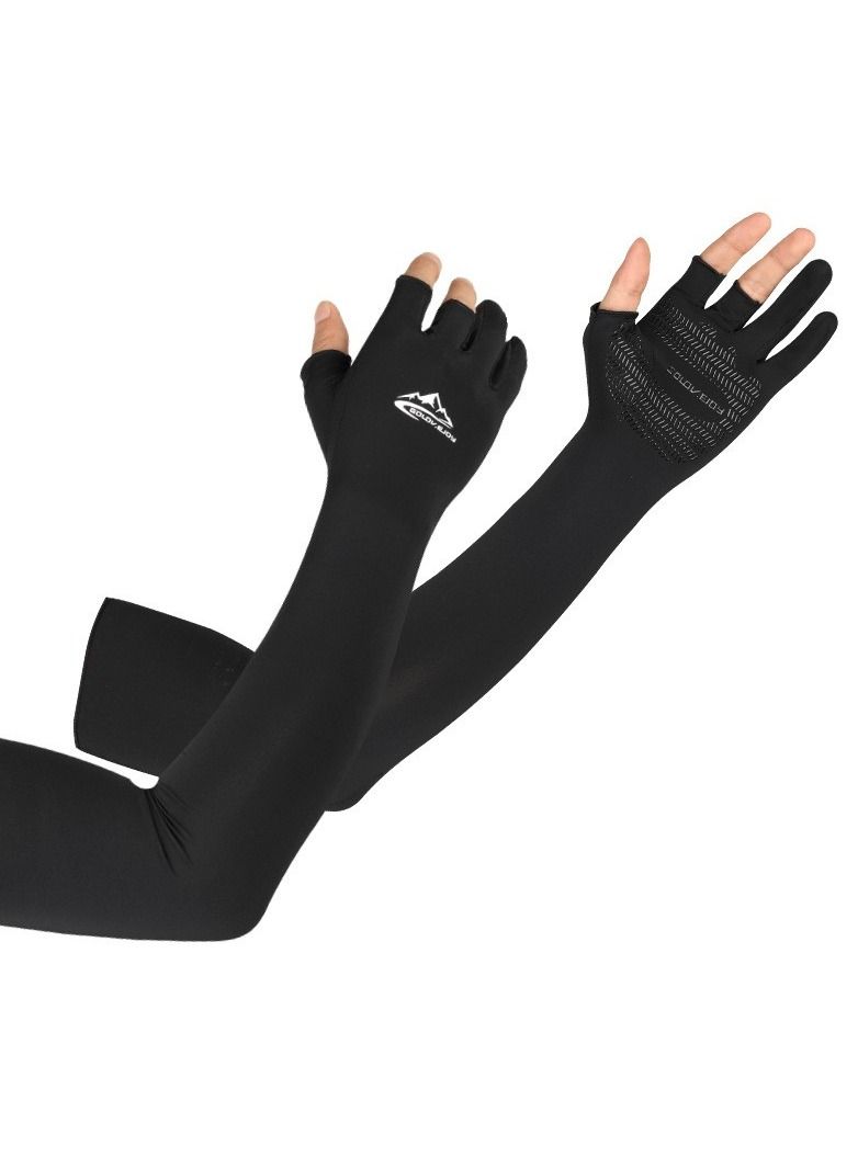 Golovejoy Men's Outdoor Cycling, Mountaineering, Fishing, Sunscreen Ice Sleeve
