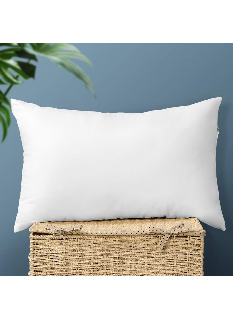 Artscope Artscope Premium Lumbar Throw Pillow Insert Rectangle Form Cushion Stuffer for Couch Sofa Bed  Indoor Decorative Pillows Inserts 12x20 Inch 
