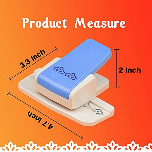 ECOHU Border Punch - Flower Design Embossing Punch for Scrapbooking, Wedding Cards, Decoration and DIY Arts - Image 4