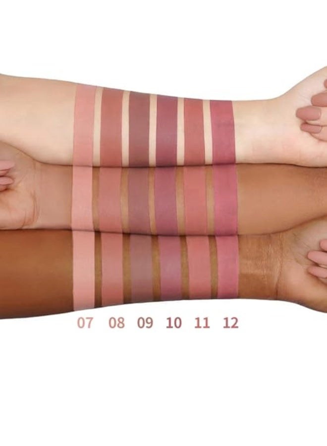 6 PCS Nude Matte Liquid Lipstick Set, Waterproof Long Lasting Non-Stick Cup Nude Lipstick 24 Hour Not Fade Matte Lipstick Professional Lip Gloss Makeup Mother's Day Gifts for Women - Image 3