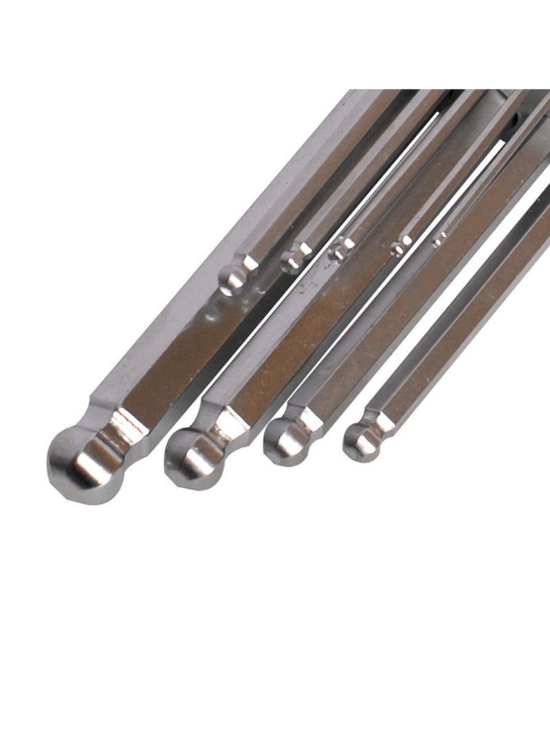 فيكس تيك 9 قطع CR-V Ball Point Hex Key Tool Set - Image 2