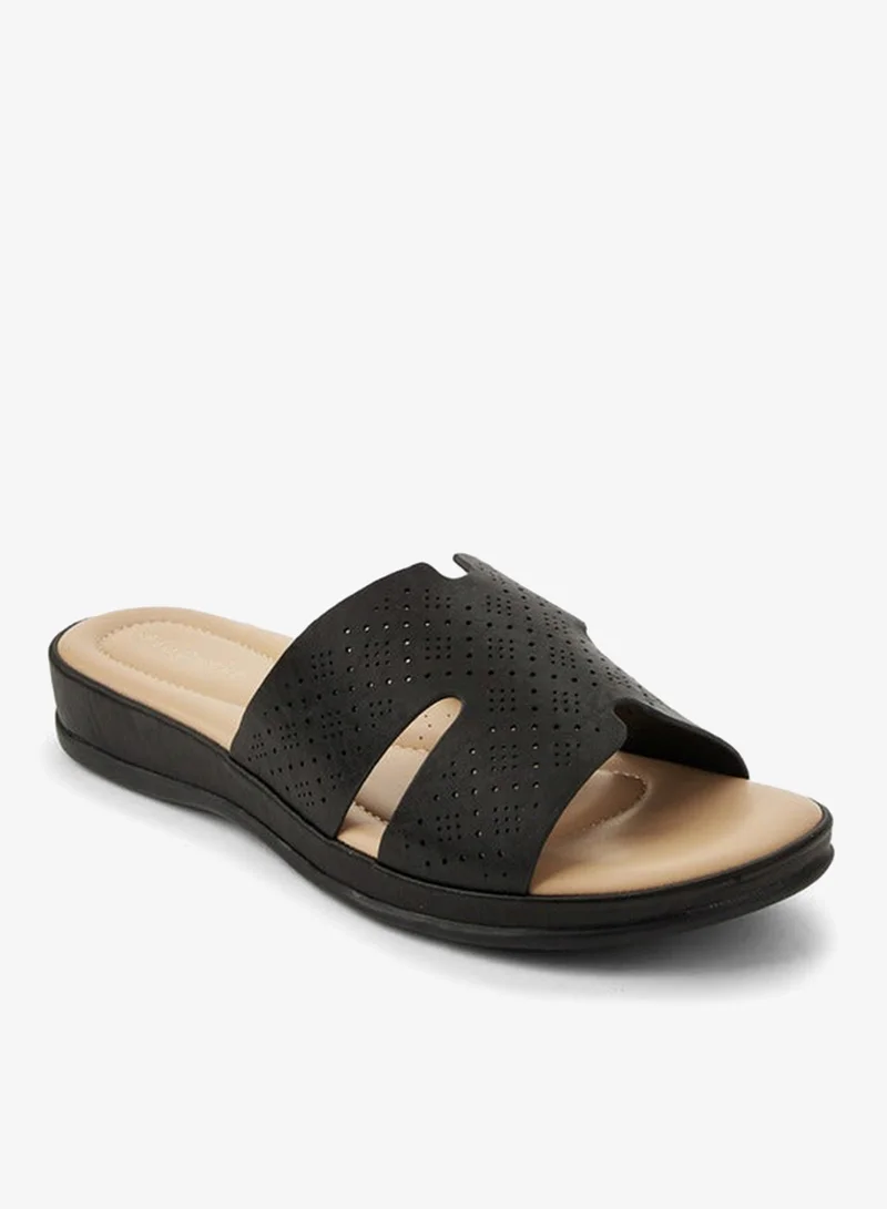 Le Confort  Women Perforated Slide Sandals for Women | Best Price UAE