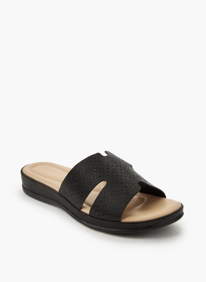 Le Confort Women Perforated Slide Sandals