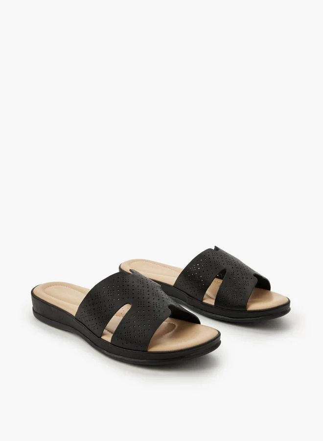 Le Confort Women Perforated Slide Sandals
