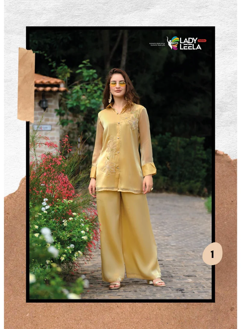 أميا Viscose-silk-co-ord-set
