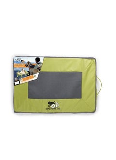 all for paws Quick Dry Outdoor Dog Mat M Green  - Image 1