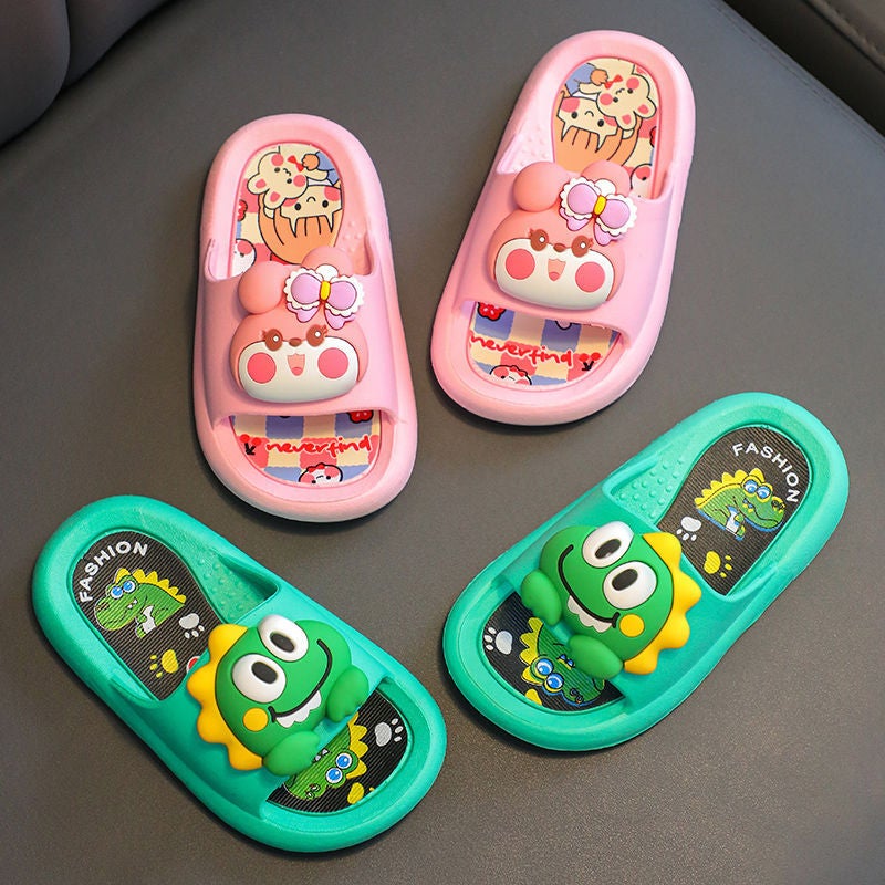 Children's Cartoon 3D Anti-Slip PVC Slides - Image 2