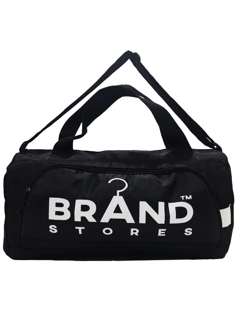 Brand Stores Gym Bag- Shoe Compartment - Black - Image 1