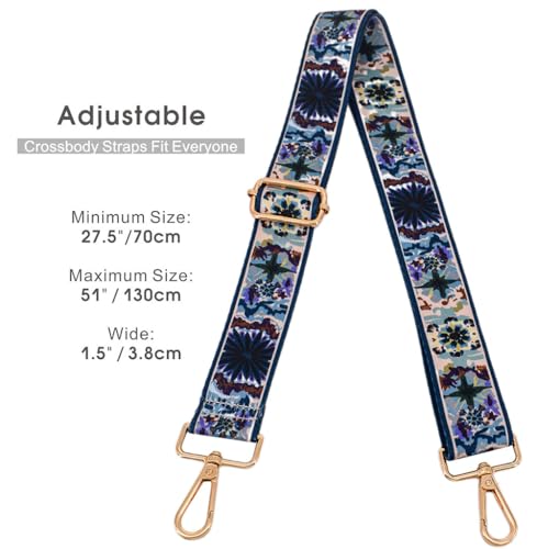 ROYGBCP Purse Strap Replacement Bag Strap Crossbody Handbag Shoulder Strap Adjustable Purse Straps For Handbags - Image 3