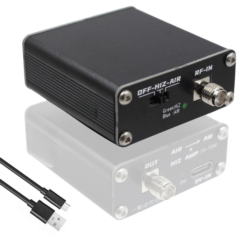 Aviation Band To Shortwave Converter: 2In1 Compact Multicolor Device - Integrated High Impedance Amplifier Frequency Converter for Radio Enthusiasts Home Travel Use - Image 1