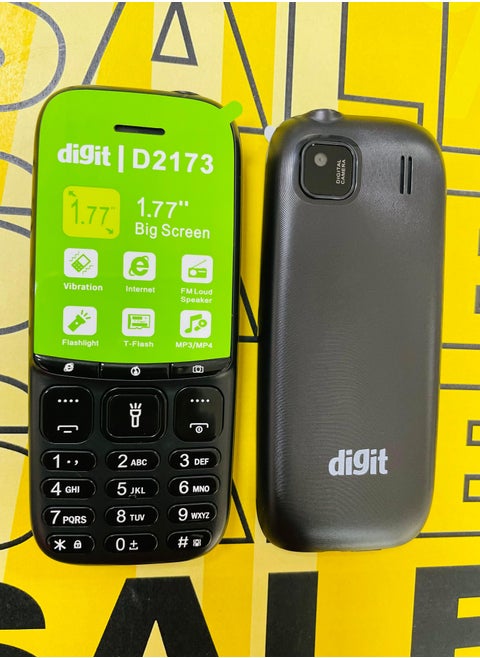 Digit Mobile D2173 Dual Sim with Memory card Slot Rear Camera 1.77 Screen 1150maH Battery