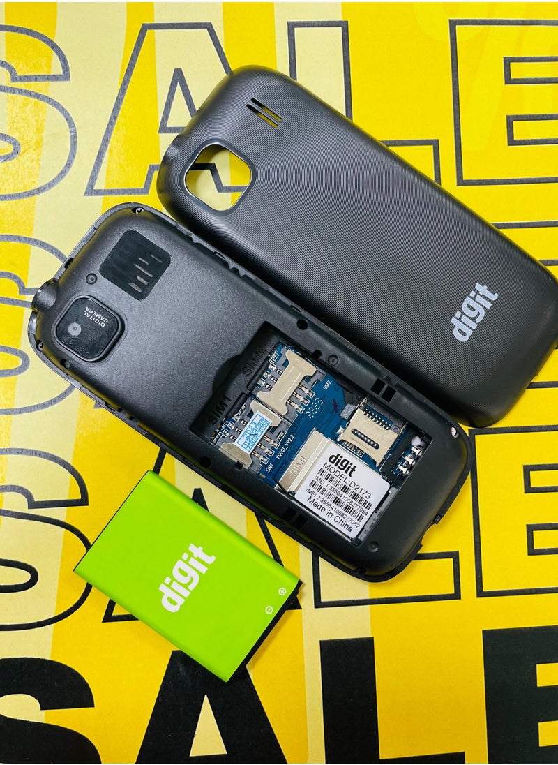 DIGIT - Digit Mobile D2173 Dual Sim with Memory card Slot Rear Camera 1.77 Screen 1150maH Battery - Image 1