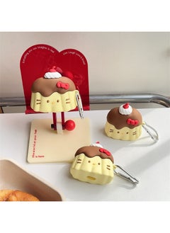 Generic Cute KT Cat Pudding Cartoon Protective Case Cover for Apple AirPods Pro for Men Women  - Image 1