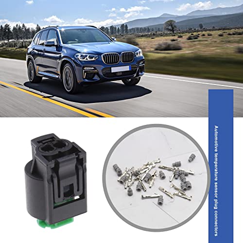 SING F LTD 5 Sets 2 Pin Temperature Sensor Connector 1-967644-1 968405-1 Female Connectors Sensor Plug Kit with Terminals Seals - Image 4