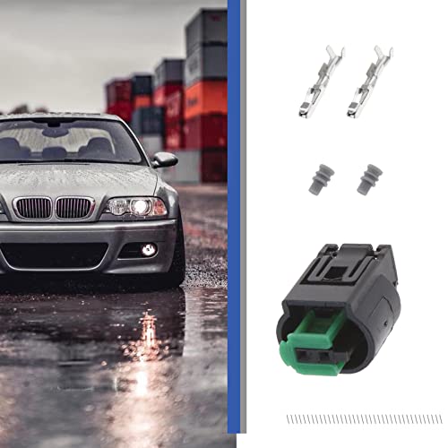 SING F LTD 5 Sets 2 Pin Temperature Sensor Connector 1-967644-1 968405-1 Female Connectors Sensor Plug Kit with Terminals Seals - Image 3