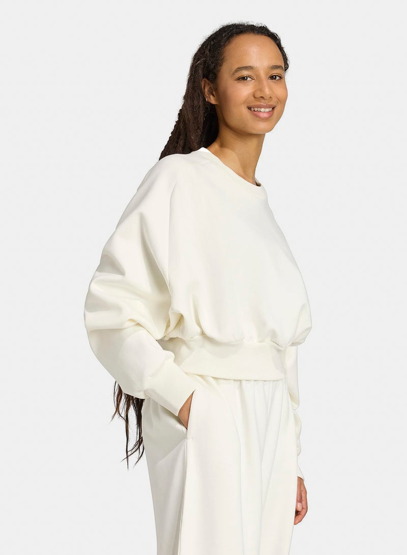 Adidas Soft Lux Crew Sweatshirt - Image 3