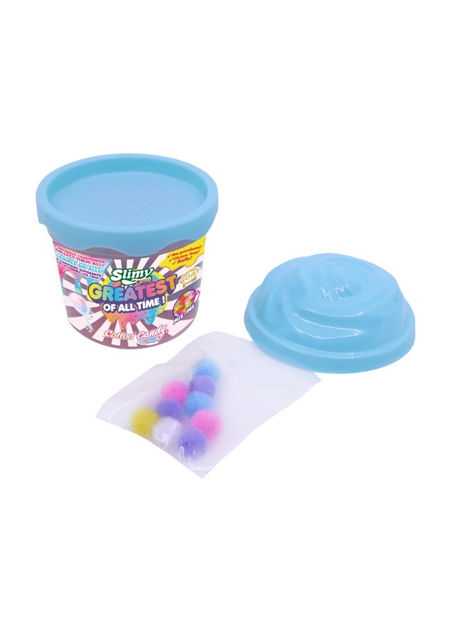 Slimy “GOAT” – Greatest of All Time 100g Cup with Cotton Candy Mix-Ins Assorted - Image 2