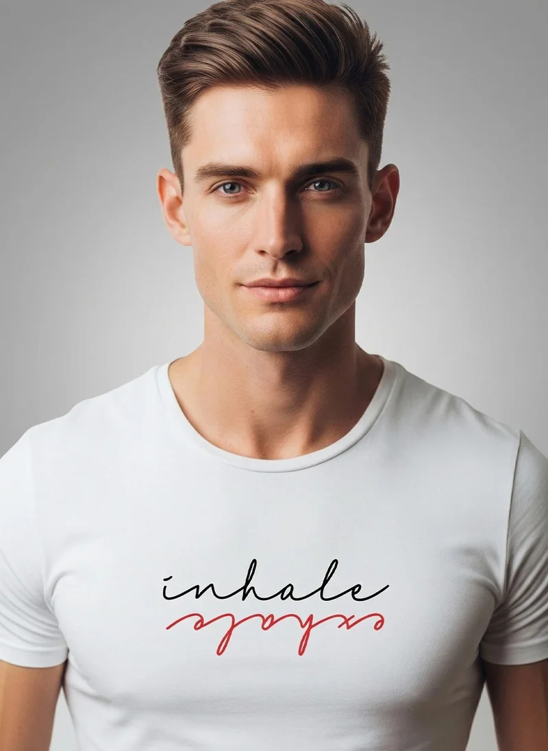 نوبيرو Nobero Regular Fit Printed T-shirt for Men