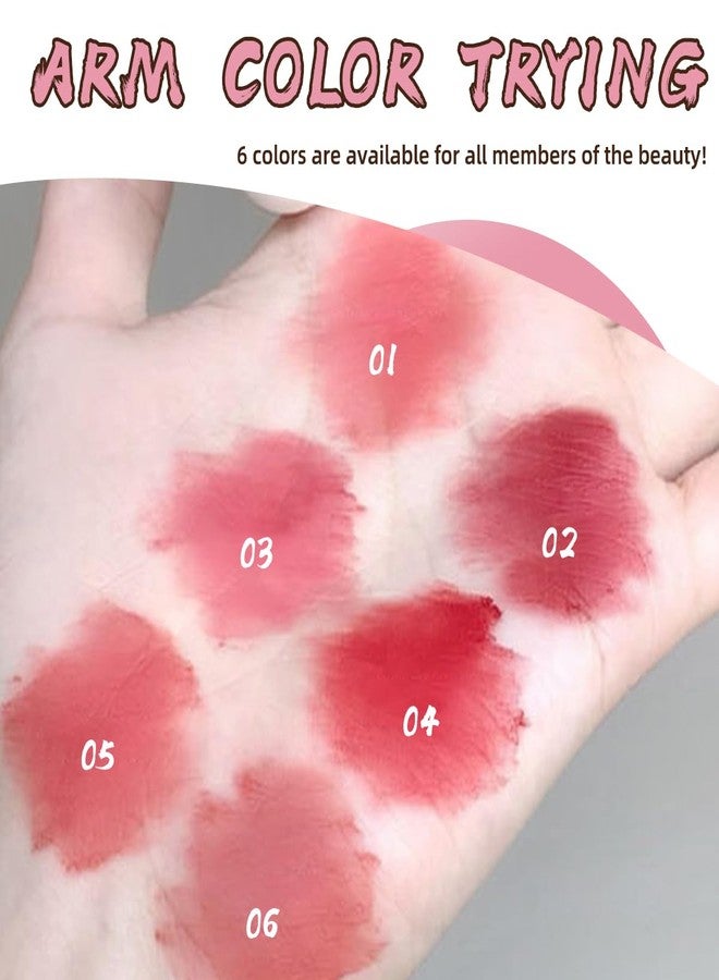 Gege Bear Milk Velvet Lip Glaze | Cute Baby Bottle Design with Bear Print | Smooth Matte Finish Lip Tint | Long-Lasting, Lightweight & Moisturizing Formula | Compact Size with 6 Rich Shades | Smudge-Proof, Weightless Texture (06# Lychee, 2.5g) - Image 2