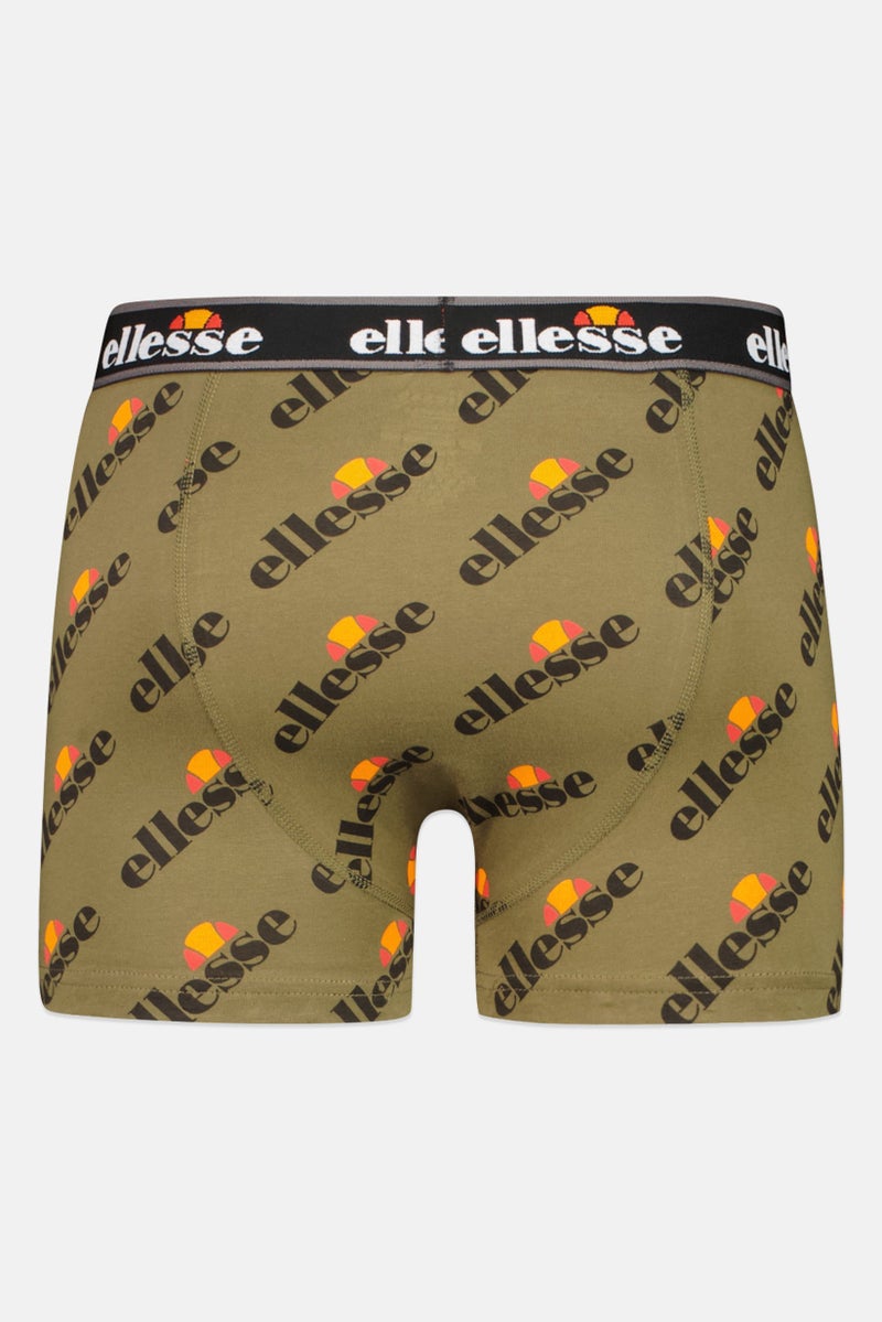 Ellesse Men 3 Pieces Brand Logo Boxers, Multicolor - Image 4