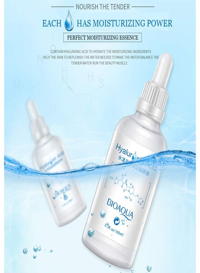 BIOAQUA Hyaluronic Acid Face Cleanser Moisturizing and Smoothing Essence Restoring Oil Balance 100ml - Image 4
