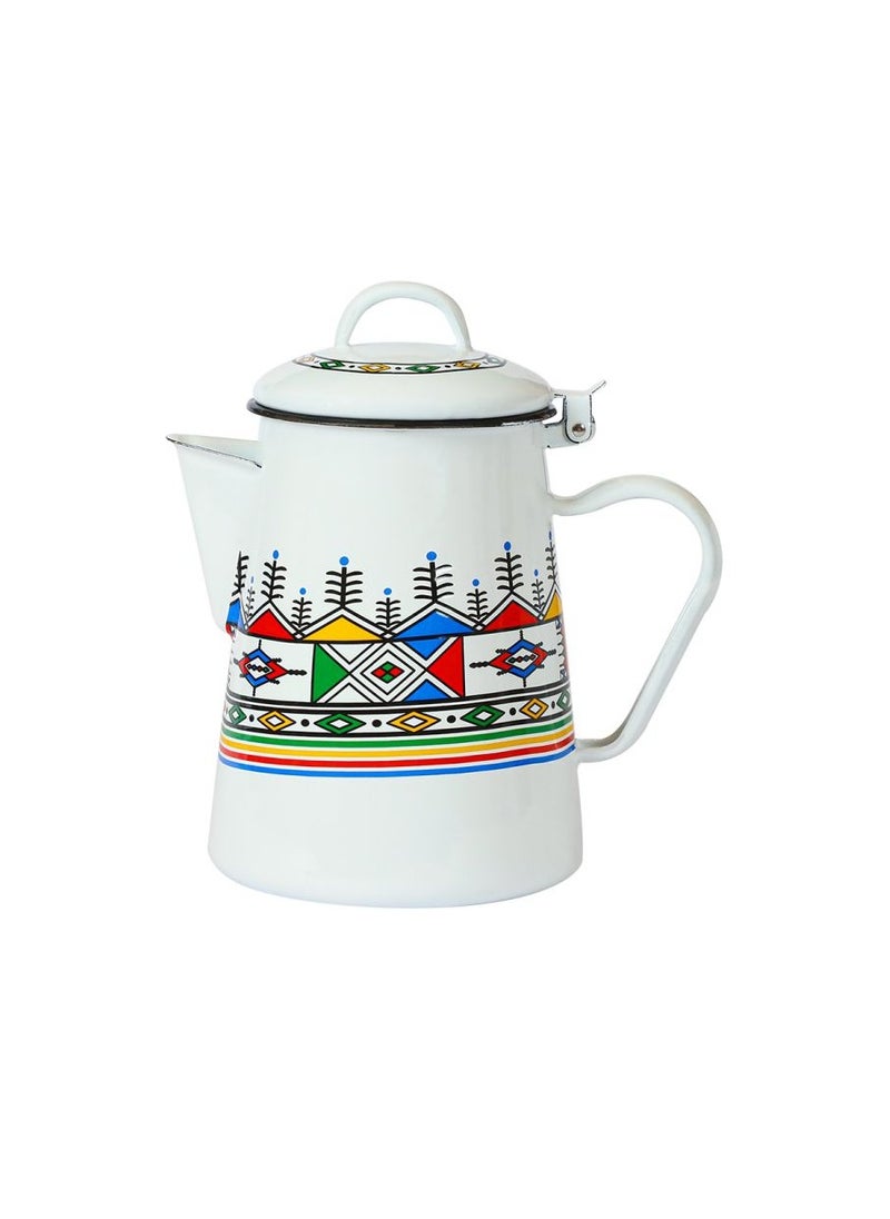 Alsaif home Dallah with a white jug - 1.2 liters, Saif Home 