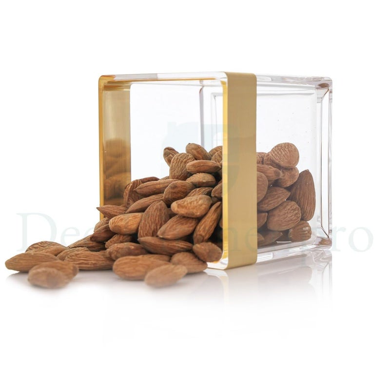 Dec Kitchenpro Acrylic Square Jar Premium Acrylic Square Jar with Clear Design For Storing Pack of 1 - Image 1