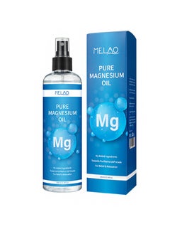 MELAO 300ml Pure Magnesium Oil Spray，Topical Magnesium in Bottle，Fast Absorption，Unclog Pores，Perfect for Sports，Relaxing & Sleep  - Image 1