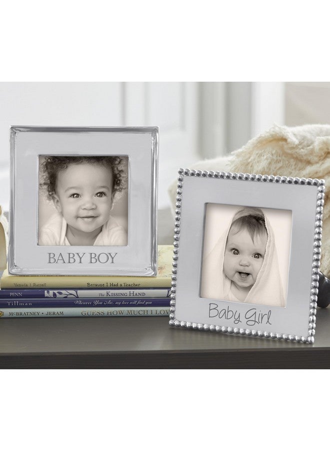 MARIPOSA BABY BOY Signature 4x4 Frame, Silver - Image 2