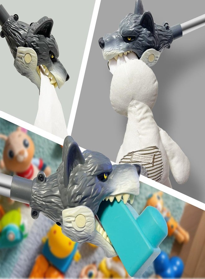 DINOBROS Animal Pincher Toys Wolf Grabber Toy for Boys Claw Snapper Chomper Monster Reacher Robot Hand - Image 4