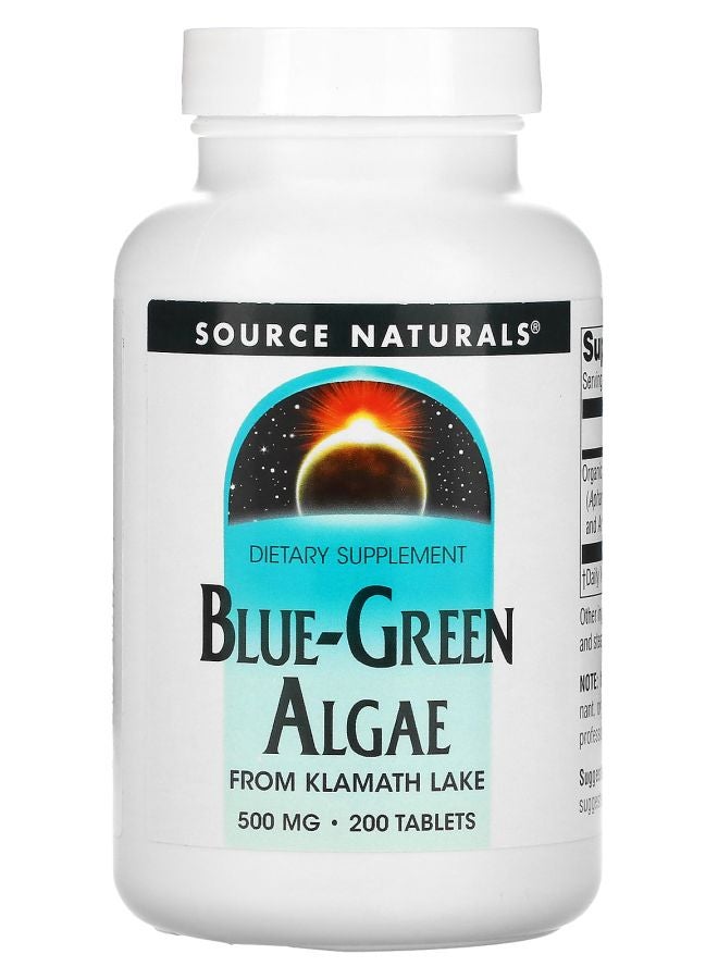 BlueGreen Algae 500 mg 200 Tablets