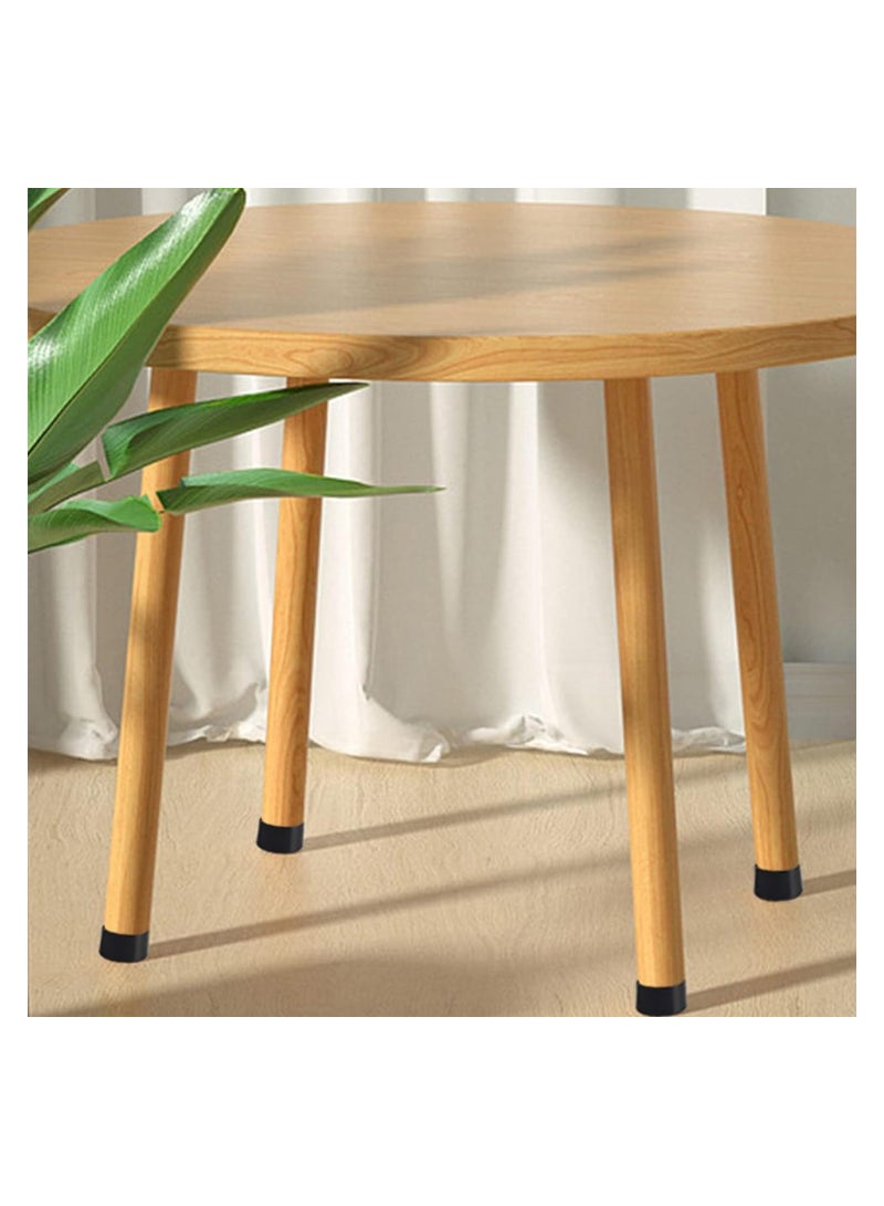 Leg Floor Protectors, 8 Pcs Silicon Furniture Leg Feet Protection Cover Round Chair Leg Pads Caps for Hardwood Floors - Image 3