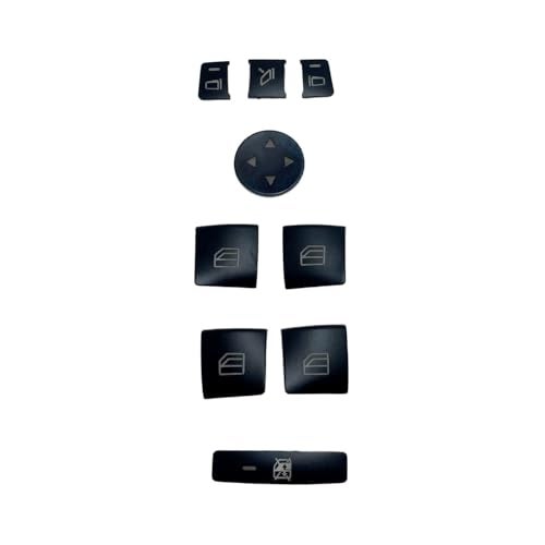 YCUPONE 14 Pack Interior Door Armrest Window Switch Button Trim Cover Compatible with A B C E G GLA CLA GLK GL ML GLE Class - Image 3