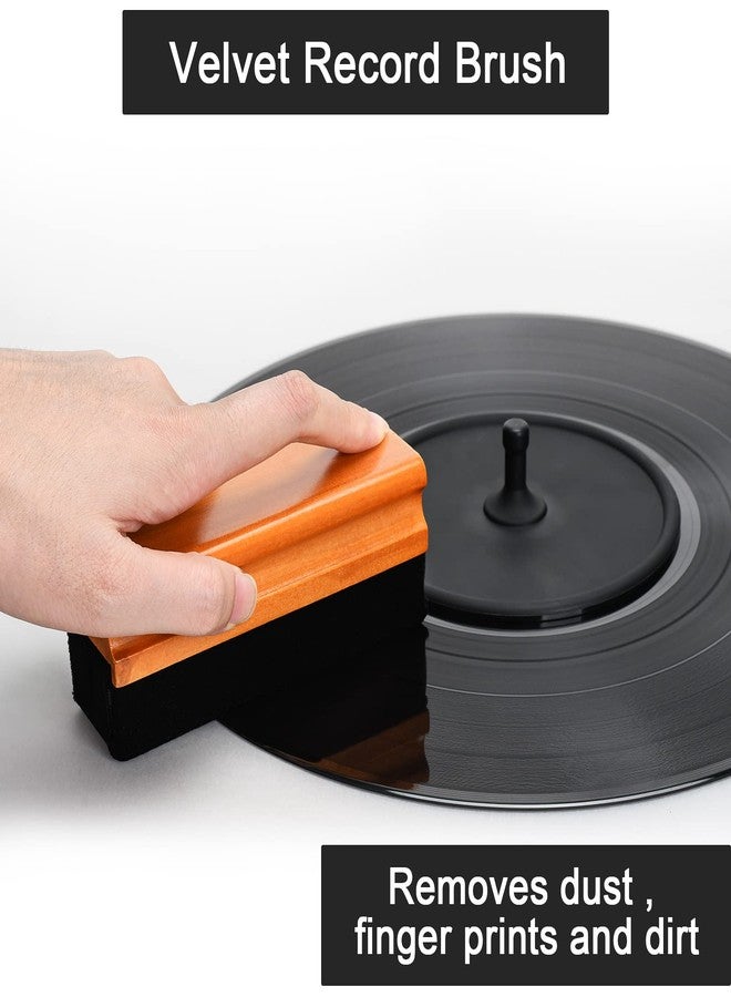 OPULA 7-in-1 Vinyl Record Cleaning Kit Complete - Vinyl Record Cleaner Solution - Velvet Brush - Microfiber Brush - Stylus Brush - Label Protector - Air Blower - Brush for Velvet, Restore LPs Album - Image 2