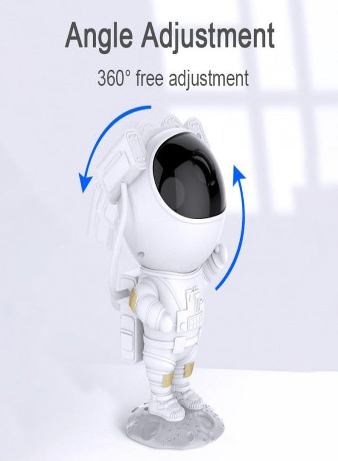Storio Plastic Baby Toys Astronaut Galaxy Projector with Remote Control - 360° Adjustable Timer Kids Astronaut Nebula Night Light Lamp for Baby Adults Bedroom,Gaming Room,Home and Party,LED,White - Image 3
