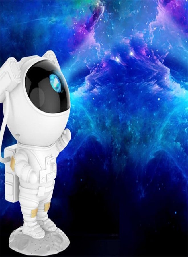 Storio Plastic Baby Toys Astronaut Galaxy Projector with Remote Control - 360° Adjustable Timer Kids Astronaut Nebula Night Light Lamp for Baby Adults Bedroom,Gaming Room,Home and Party,LED,White - Image 5