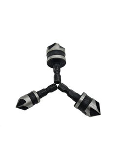S-ZONE SZONE 3Pcs Chamfer Hex Drill Bit Cutter Woodworking Chamfering Tool Size12mm 16mm 19mm  - Image 4