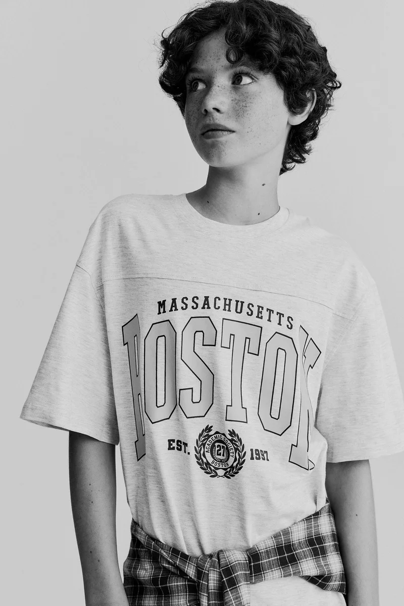 H&M Oversized printed T-shirt