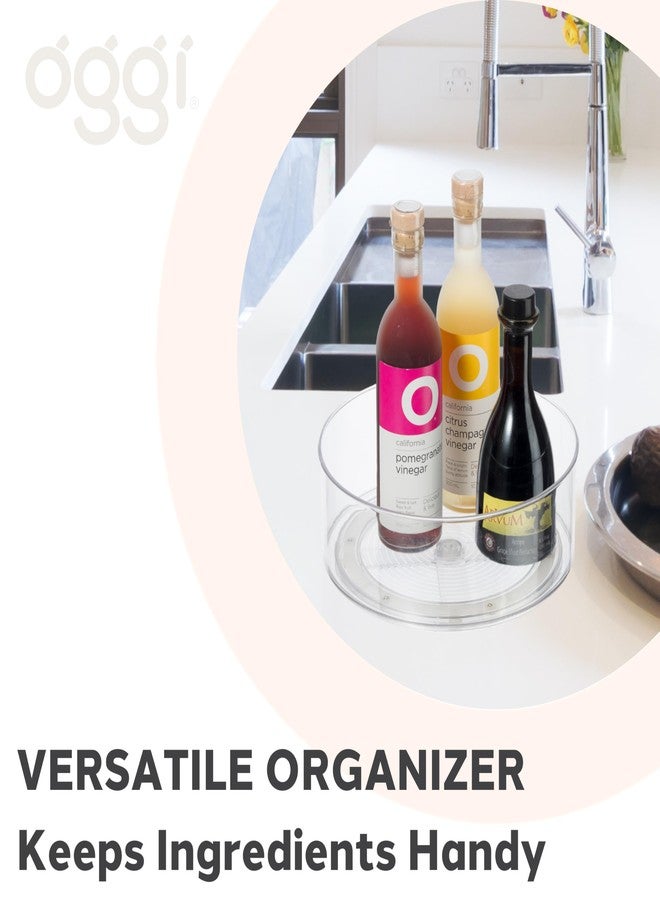 أوجي منظم دوار عالي الجدار من أوجي، مقاس 9 بوصات - مثالي للمطبخ، وخزانة المؤن، وتنظيم وتخزين الأغراض. كما أنه مثالي كرف توابل دوار ومنظم لعلب المؤن. - Image 4