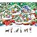 MINIWAN Christmas 500 Piece Puzzle for Adults Clearance Fun Puzzles for Adults 500 Pieces with HD Print Poster 23 15 Dust Free for Gifts Birthday Holiday Party Family Games Lovers - Image 2